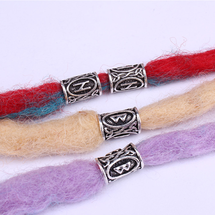 Wig Reggae Ornament Beaded Dreadlocks Hairware Decorative Beaded Vintage Alloy Large Hole Beads Wig Reggae Ornament Beaded Dreadlocks Hairware Decorative Beaded Vintage Alloy Large Hole Beads