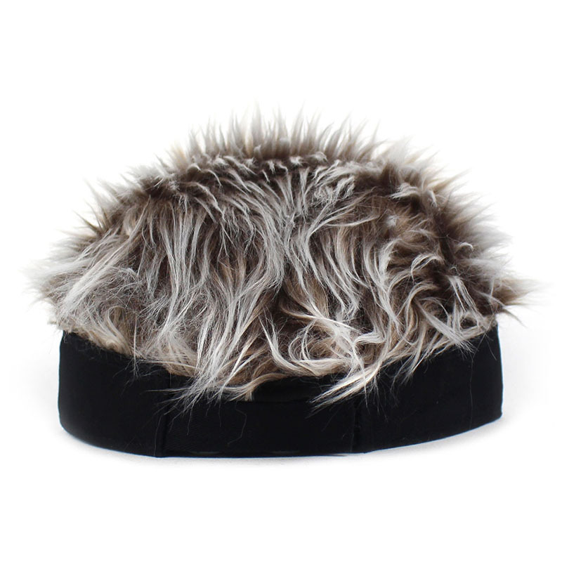 2020 Amazon Cross-Border Hot Hat Wig Sub-Douyin Online Influencer Hat Wig Hip Hop Spoof Rogue Chinese Landlord Hat