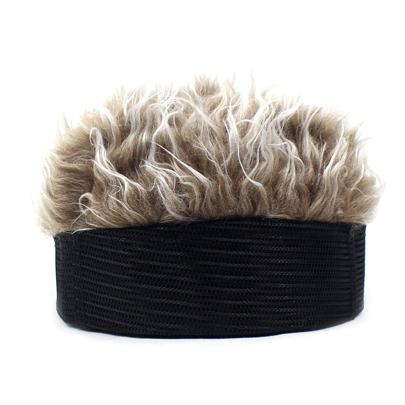 2020 Amazon Cross-Border Hot Hat Wig Sub-Douyin Online Influencer Hat Wig Hip Hop Spoof Rogue Chinese Landlord Hat