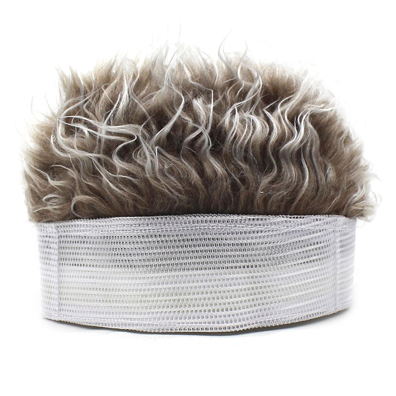 2020 Amazon Cross-Border Hot Hat Wig Sub-Douyin Online Influencer Hat Wig Hip Hop Spoof Rogue Chinese Landlord Hat