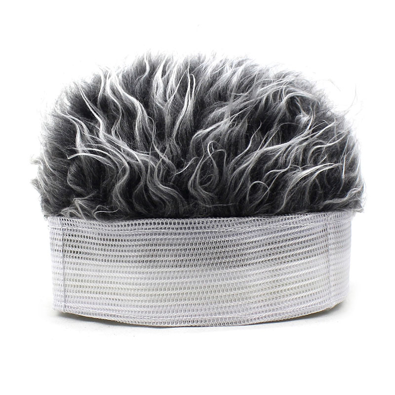2020 Amazon Cross-Border Hot Hat Wig Sub-Douyin Online Influencer Hat Wig Hip Hop Spoof Rogue Chinese Landlord Hat