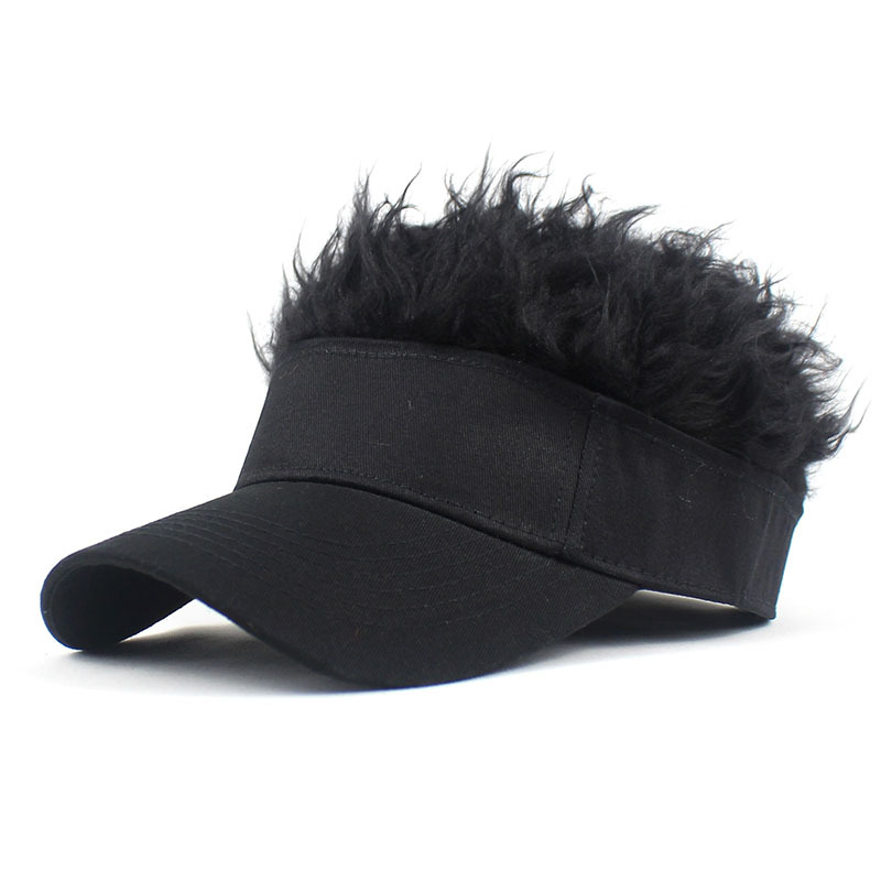 2020 Amazon Cross-Border Hot Hat Wig Sub-Douyin Online Influencer Hat Wig Hip Hop Spoof Rogue Chinese Landlord Hat
