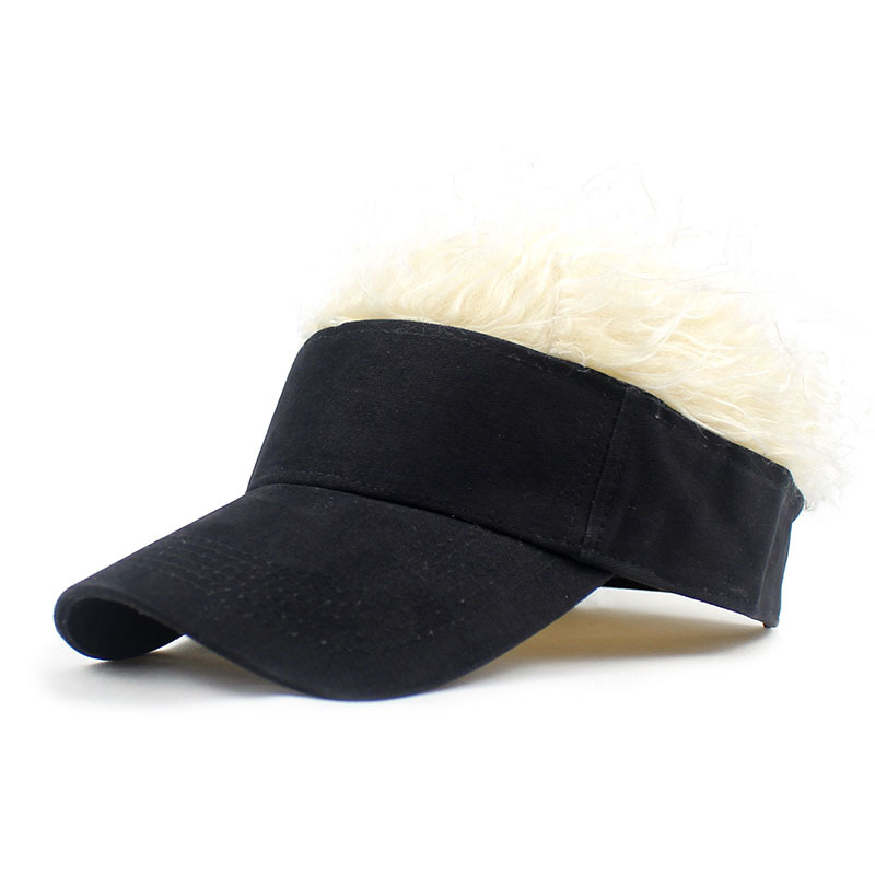 2020 Amazon Cross-Border Hot Hat Wig Sub-Douyin Online Influencer Hat Wig Hip Hop Spoof Rogue Chinese Landlord Hat
