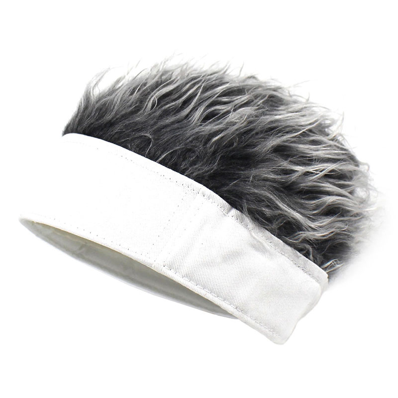 2020 Amazon Cross-Border Hot Hat Wig Sub-Douyin Online Influencer Hat Wig Hip Hop Spoof Rogue Chinese Landlord Hat