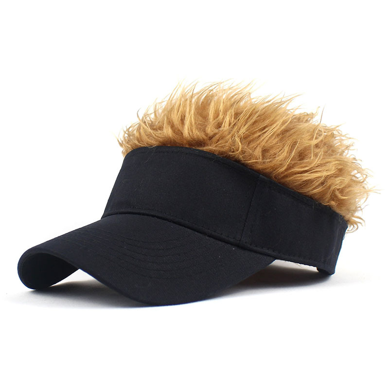2020 Amazon Cross-Border Hot Hat Wig Sub-Douyin Online Influencer Hat Wig Hip Hop Spoof Rogue Chinese Landlord Hat