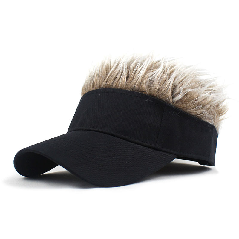2020 Amazon Cross-Border Hot Hat Wig Sub-Douyin Online Influencer Hat Wig Hip Hop Spoof Rogue Chinese Landlord Hat