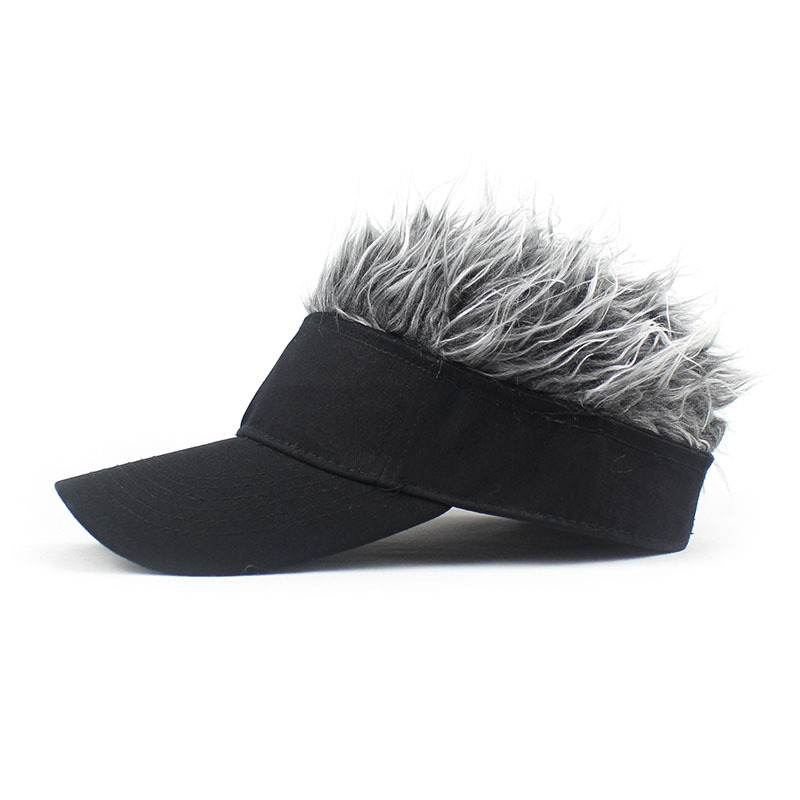 2020 Amazon Cross-Border Hot Hat Wig Sub-Douyin Online Influencer Hat Wig Hip Hop Spoof Rogue Chinese Landlord Hat