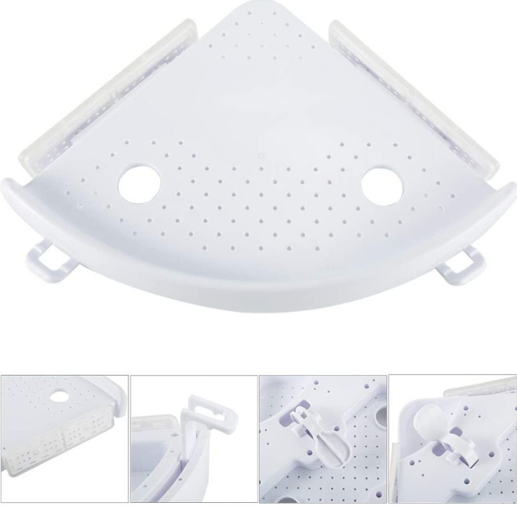 Snapup Shelf Punch-Free Bathroom Storage Rack Storage Rack Bathroom Kitchen Triangle Storage Rack