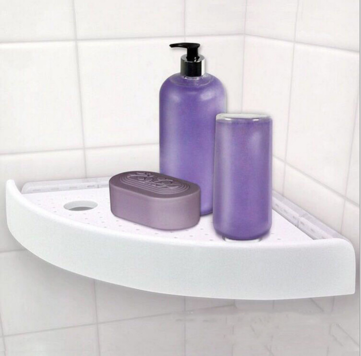 Snapup Shelf Punch-Free Bathroom Storage Rack Storage Rack Bathroom Kitchen Triangle Storage Rack