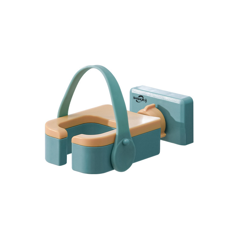 Hair Dryer Rack Punch-Free Home Bathroom Bathroom Rack Washstand Wall Hanging Hair Dryer Rack Hair Dryer Shelf