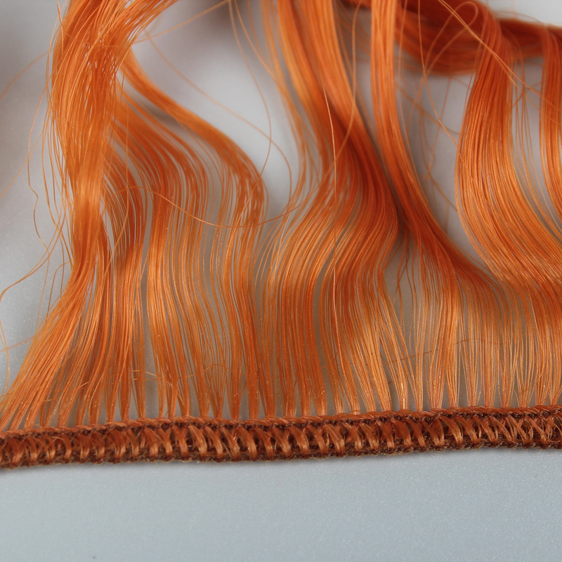 American Doll SD/Bjg Ye Luoli Doll High-Temperature Fiber Wig Hair Row Hair Piece Hair Curtain Instant Noodle Roll 15cm