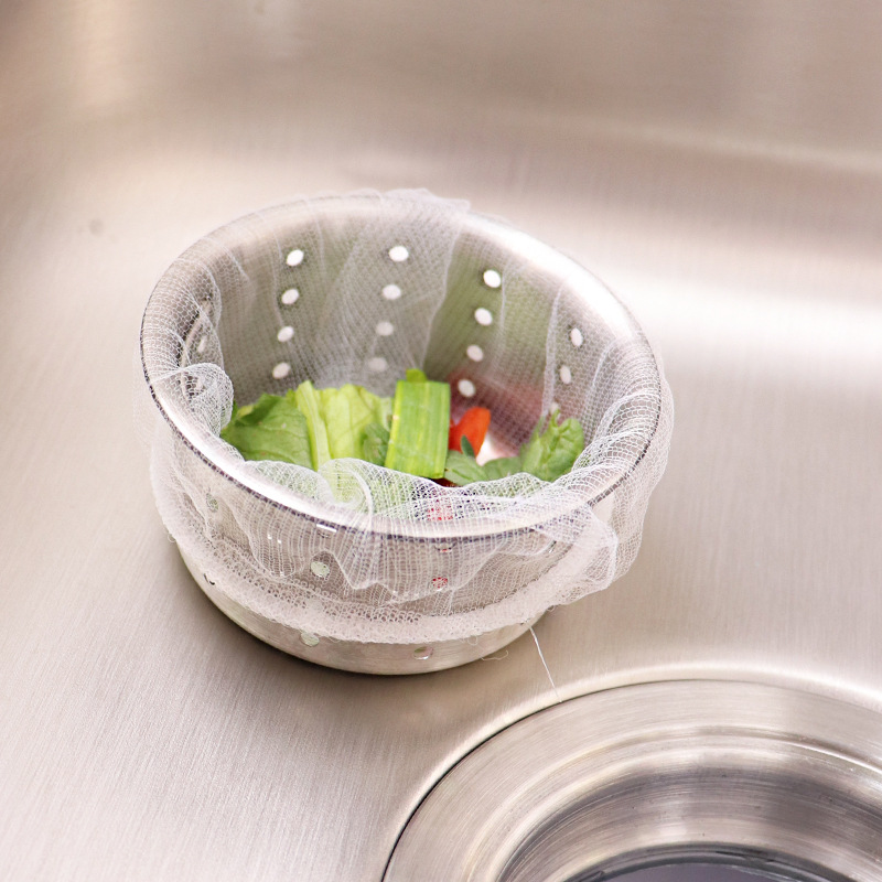 Kitchen Sink Filter Net Household Anti-Blocking Floor Drain Net Sundries Garbage Bag Washing Basin Water-Proof Water Cut Bag Net