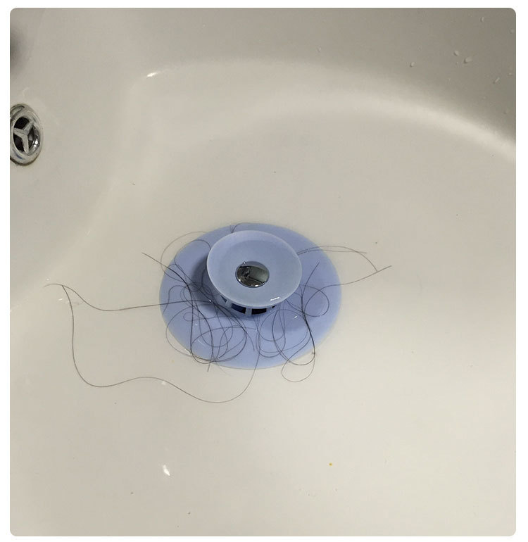 Toilet UFO Push-Type Bounce Floor Drain Cover Deodorant Wash Basin Filter Floor Drain Water Plug