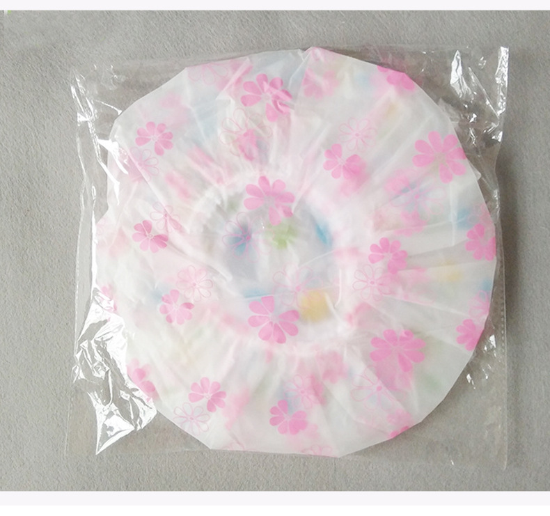Disposable Shower Cap Waterproof Polka Dot Eva Adult Shower Cap PE OilProof Waterproof Shower Cap Can Be Customized Disposable Shower Cap Waterproof Polka Dot Eva Adult Shower Cap PE OilProof Waterproof Shower Cap Can Be Customized