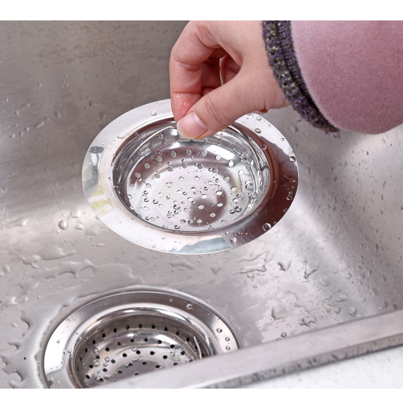 A2568 Bathroom Kitchen Sewer Strainer Filter Net Pool Stainless Steel Filter Portable Floor Drain