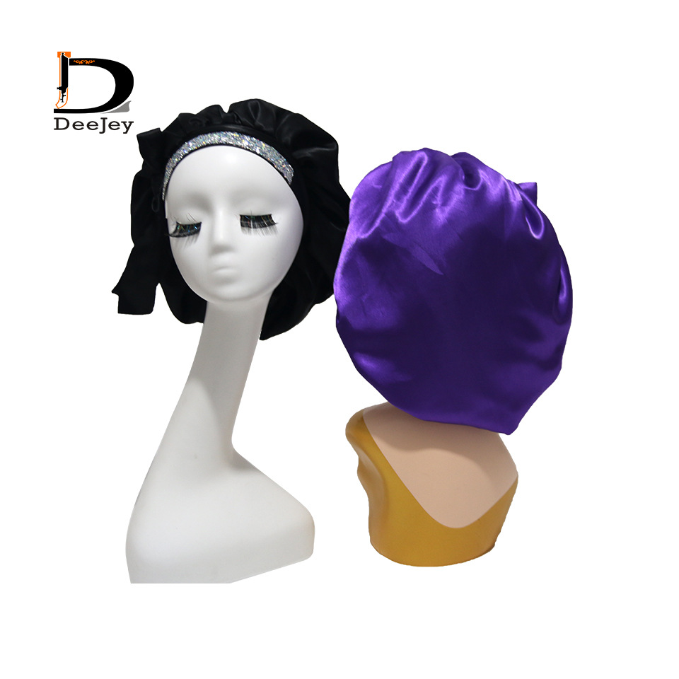 Cross-Border New Diamond Silk Nightcap Diamond Cap Shower Cap Wig Turban Haircut Cap Hair Band Cross-Border New Diamond Silk Nightcap Diamond Cap Shower Cap Wig Turban Haircut Cap Hair Band