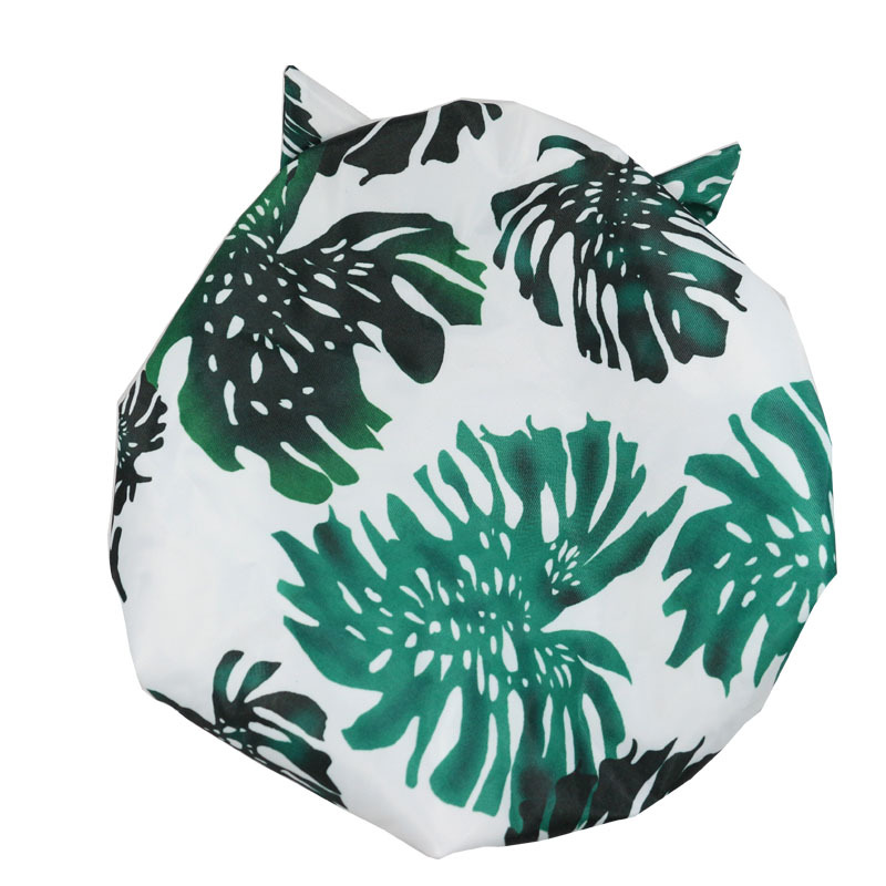 Shower Cap Waterproof Amazon Elastic Bow Black and White Stripes Shower Cap Female Yiwu Manufacturers Can Make a Variety of Patterns Shower Cap Waterproof Amazon Elastic Bow Black and White Stripes Shower Cap Female Yiwu Manufacturers Can Make a Variety of Patterns