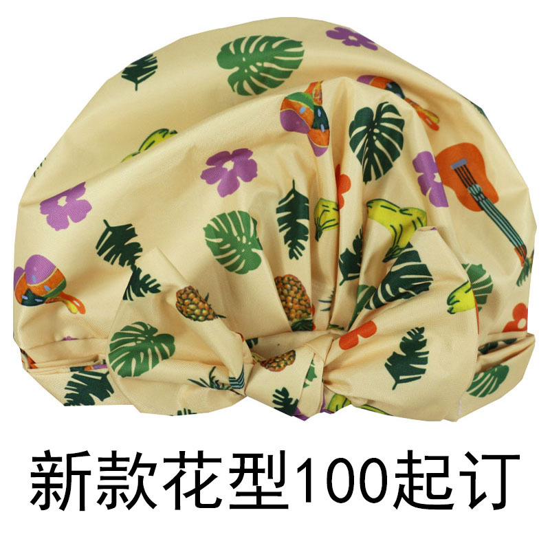 Shower Cap Waterproof Amazon Elastic Bow Black and White Stripes Shower Cap Female Yiwu Manufacturers Can Make a Variety of Patterns Shower Cap Waterproof Amazon Elastic Bow Black and White Stripes Shower Cap Female Yiwu Manufacturers Can Make a Variety of Patterns