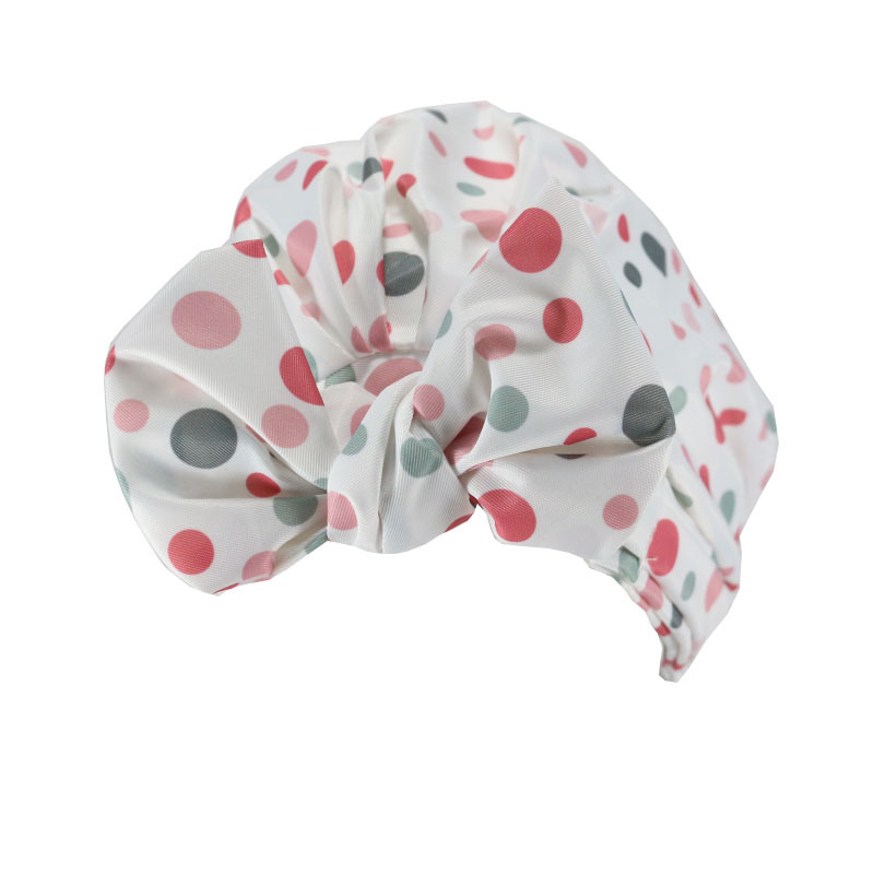 Shower Cap Waterproof Amazon Elastic Bow Black and White Stripes Shower Cap Female Yiwu Manufacturers Can Make a Variety of Patterns Shower Cap Waterproof Amazon Elastic Bow Black and White Stripes Shower Cap Female Yiwu Manufacturers Can Make a Variety of Patterns