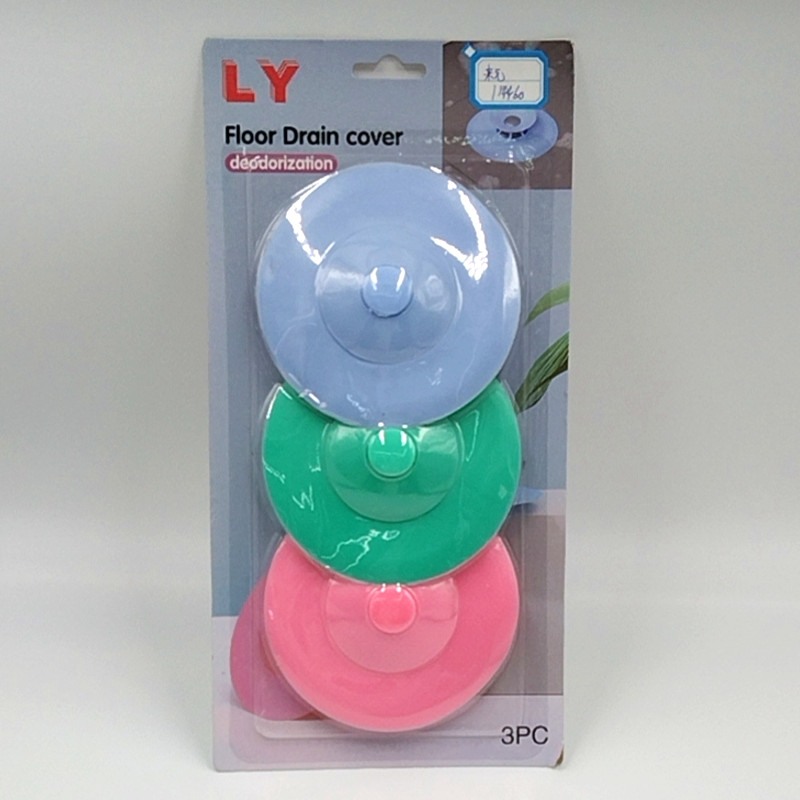 Push-Type Sink UFO-Shaped Floor Drain Cover TikTok Same Drainage Ball Gag Anti-Blocking Floor Drain Factory