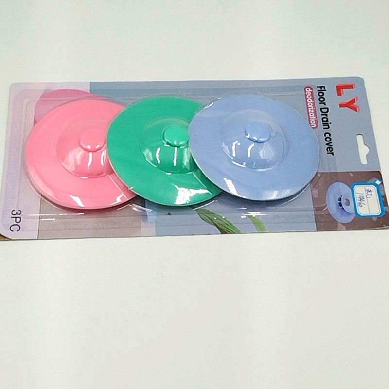 Push-Type Sink UFO-Shaped Floor Drain Cover TikTok Same Drainage Ball Gag Anti-Blocking Floor Drain Factory