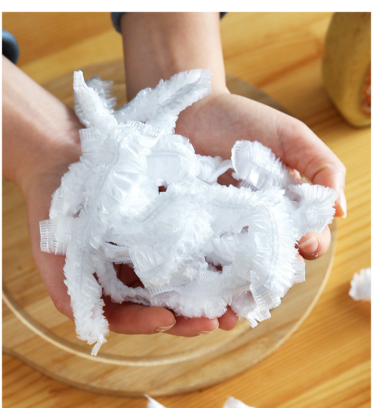 Disposable Shower Cap Head Cover Elastic Mouth Fresh Cover Hotel Hotel Hair Dye Hair Treatment Oil Bath Shower Cap Plastic Wrap Cover