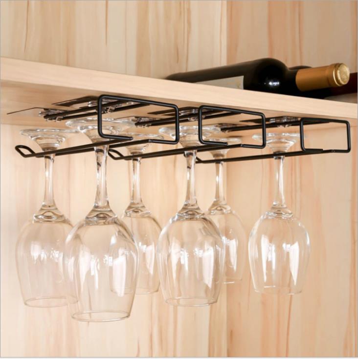 Household Goblet Rack Wine Glass Upside down Hanging Rack Plastic Wrap Storage Rack Household Goblet Rack Wine Glass Upside down Hanging Rack Plastic Wrap Storage Rack