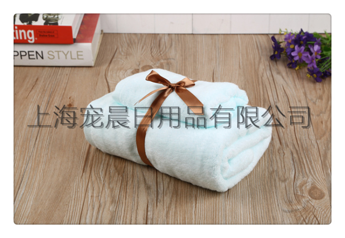 Solid Color 1 plus 1 with Bath Towel Towel Set Pure Cotton Strong Absorbent