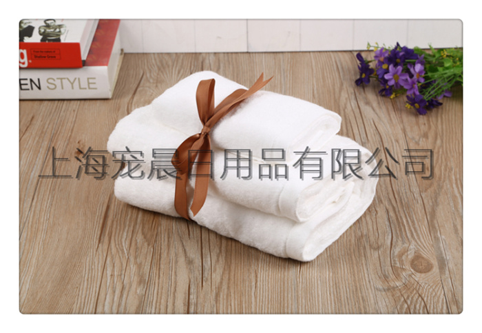 Solid Color 1 plus 1 with Bath Towel Towel Set Pure Cotton Strong Absorbent