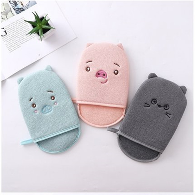 Futian Girl Bath Towel Strong Rubbing Bath Towel Baby Special Fine Yarn No Pain Decontamination Rub Back Gloves