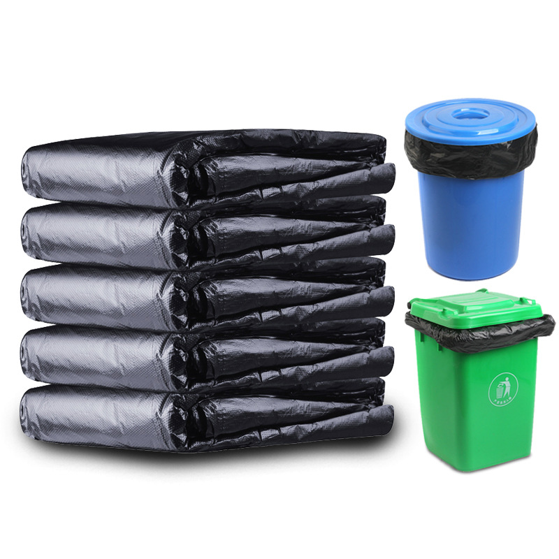 Large Garbage Bag Large Thickened Extra Large Black Hotel Property Oversized Plastic Bag Disposable Large Commercial Wholesale