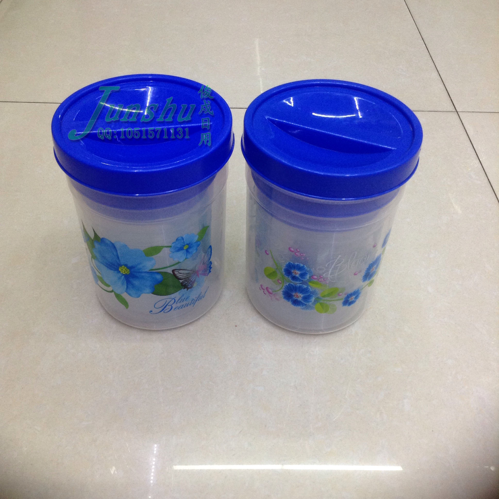 New plastic four pieces of plastic wrap transparent preservation box