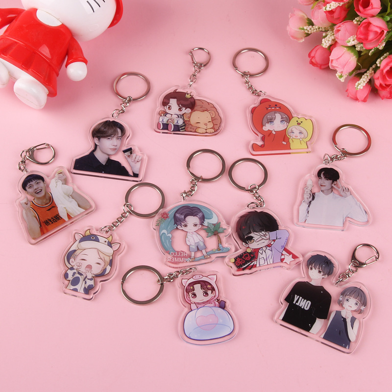 Acrylic Key Chain Customization Cartoon Standee Star Yao Yule DIY Anime Pendant Key Card Gift in Stock