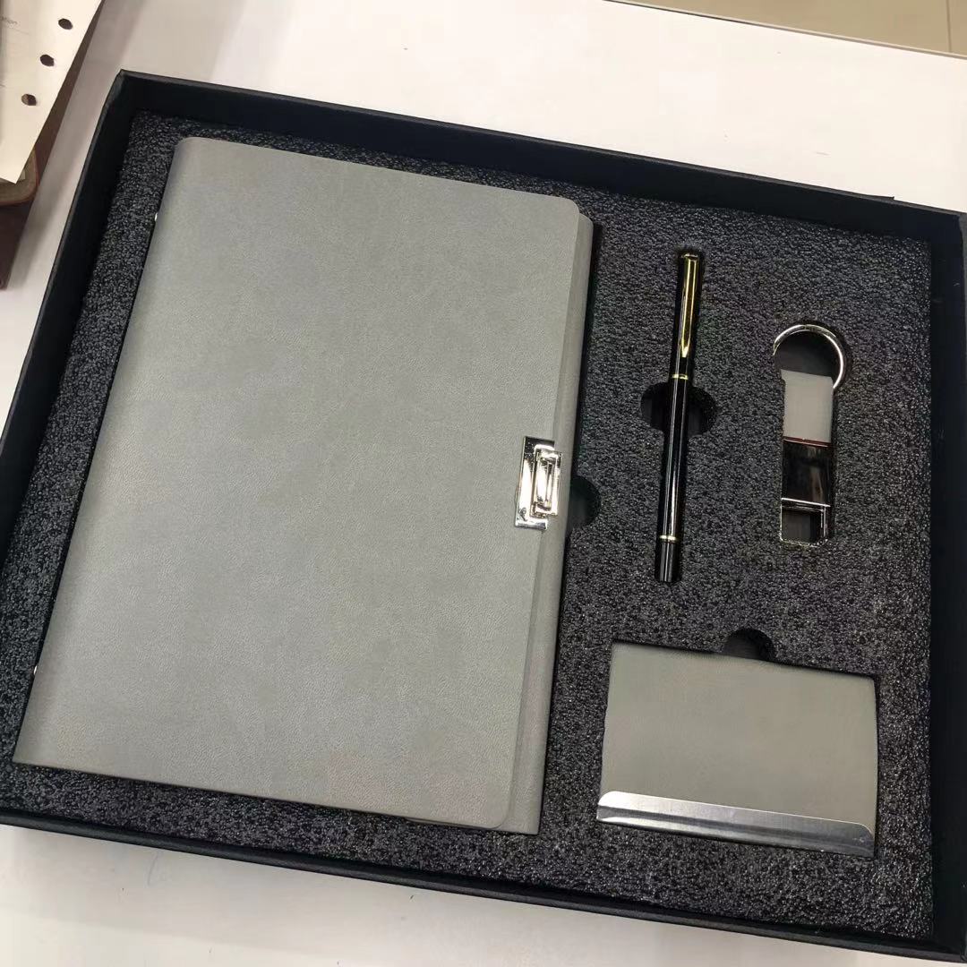 High-End Business Gift Box with Pen and Keychain with Business Card Case Customization High-End Business Gift Box with Pen and Keychain with Business Card Case Customization