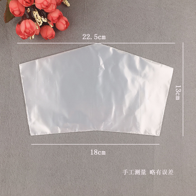 Disposable Plastic Wrap Plastic Facial Mask for Beauty Transparent Facial Mask Tissue Water Locking Ultra-Thin Grimace Beauty Salon 100 Pieces