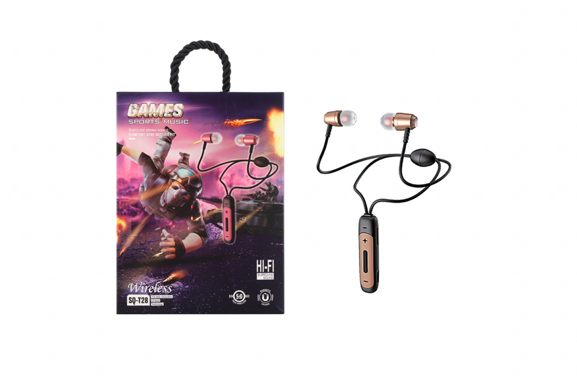 [Thangka] New Bluetooth Headset T28 Pendant with TF Card Insert Function Double-Click minus Key Photo