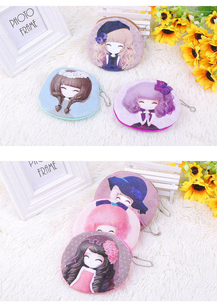 Korean Cute Girls Coin Purse Cartoon Plush Toy for Girls Change Card Holder Key Case Factory Wholesale Korean Cute Girls Coin Purse Cartoon Plush Toy for Girls Change Card Holder Key Case Factory Wholesale