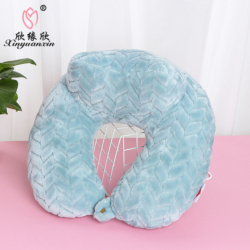 New U-Shape Pillow Customizable Logo Airplane Travel Pillow Protection Cervical Pillow Solid Color Pp Cotton Factory Direct Sales New U-Shape Pillow Customizable Logo Airplane Travel Pillow Protection Cervical Pillow Solid Color Pp Cotton Factory Direct Sales