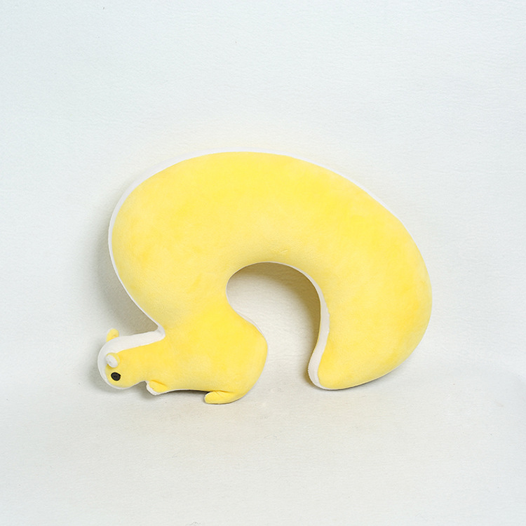 2019 Cute Cartoon Animal Squirrel U-shaped Pillow Nap Cervical pillow Plane Neck Guard Travel pillow Custom wholesale 2019 Cute Cartoon Animal Squirrel U-shaped Pillow Nap Cervical pillow Plane Neck Guard Travel pillow Custom wholesale