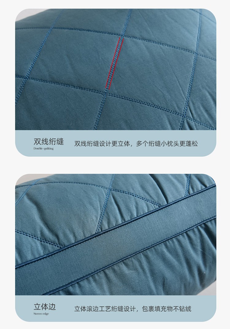 Manufacturers Produce Cotton Feather Velvet Three-Dimensional Pillow Core, Pillow Single Household Hotel Hotel Cervical Pillow Insert Manufacturers Produce Cotton Feather Velvet Three-Dimensional Pillow Core, Pillow Single Household Hotel Hotel Cervical Pillow Insert