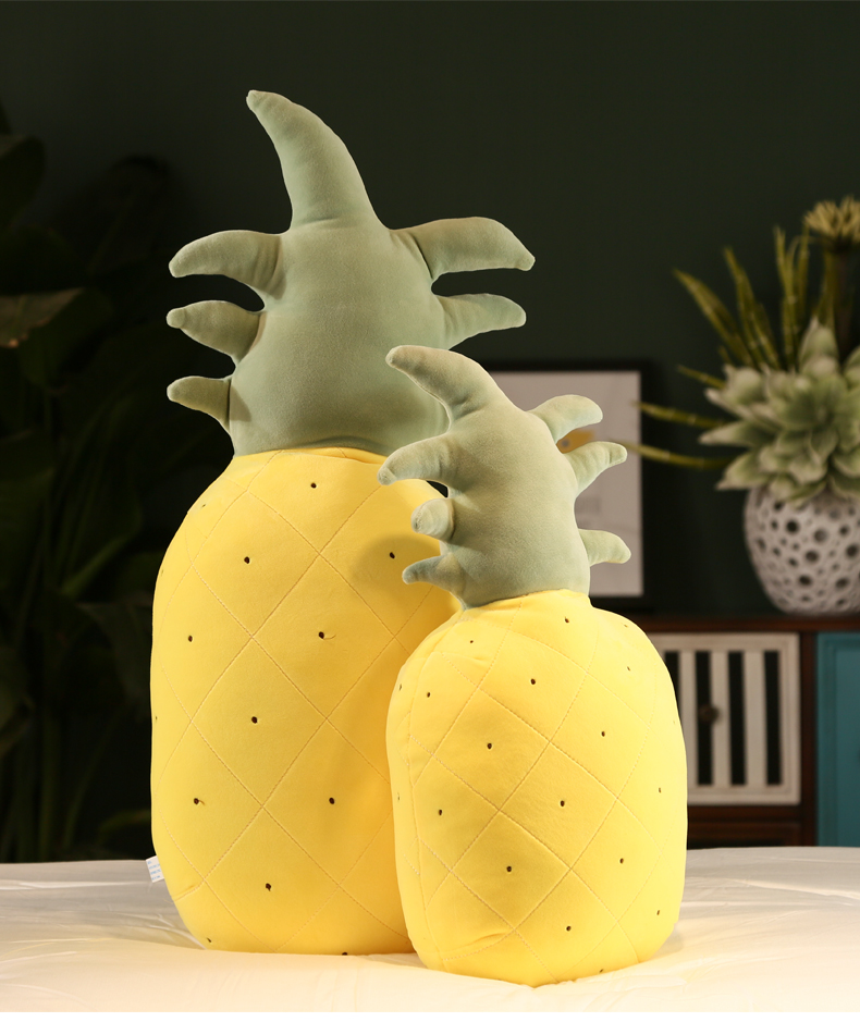 Soft pineapple pillow plush toy fruit pillow doll back pillow eiderdown cotton grab doll machine Soft pineapple pillow plush toy fruit pillow doll back pillow eiderdown cotton grab doll machine
