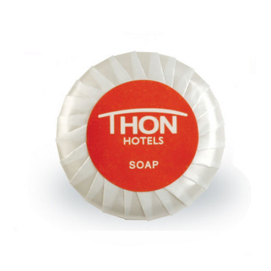 Disposable Hotel Supplies Grass Fragrance Hotel Toilet Dedicated Little Soap round Bed &amp; Breakfast Room Little Soap