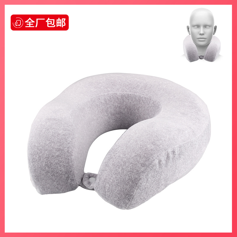 Yl164 One Piece Dropshipping Customizable Logo Adult Travel Neck Pillow Office Artifact Afternoon Nap Pillow U-Shape Pillow
