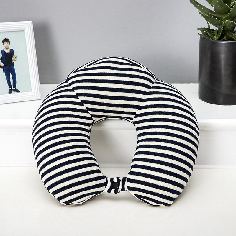 Factory Direct stripe ADAPTS cotton but neck pillow U-shaped neck pillow Office neck Pillow Custom LOGO Factory Direct stripe ADAPTS cotton but neck pillow U-shaped neck pillow Office neck Pillow Custom LOGO