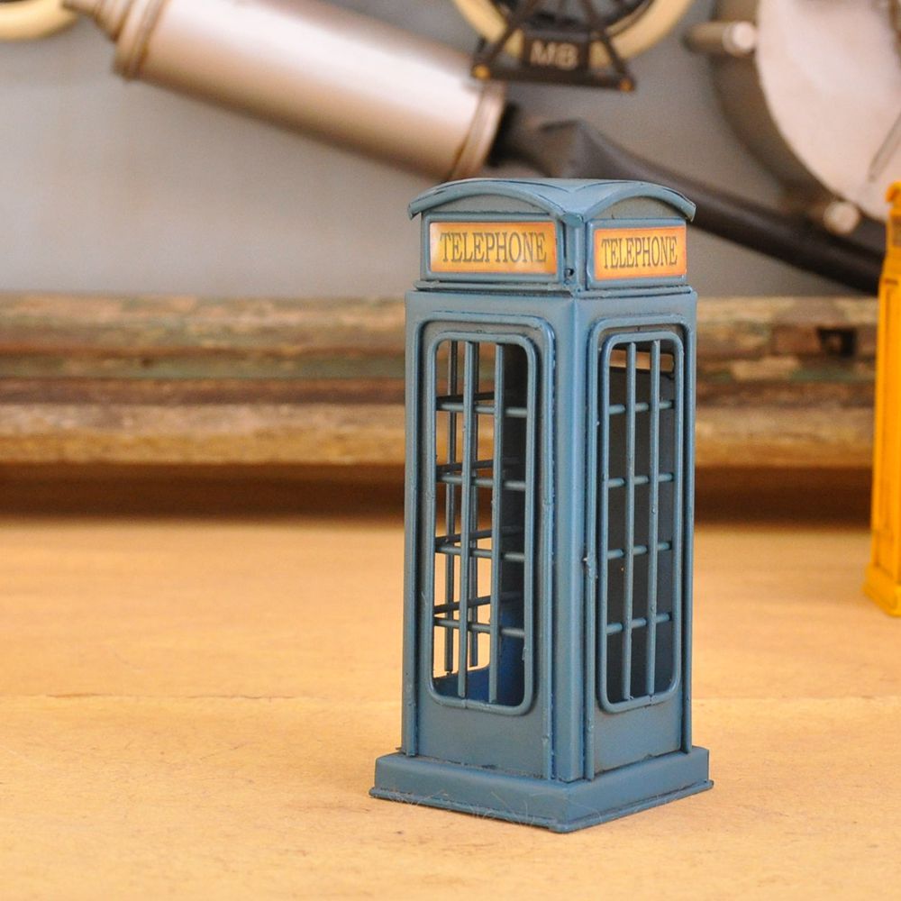 Mini telephone kiosk save money can simple European style small furnishing furniture shop window display.