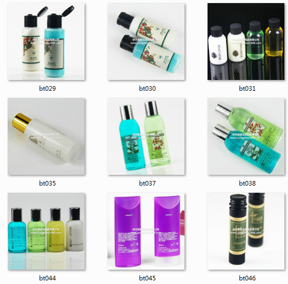 Disposable liquid soap shampoo, hotel rooms, hotel rooms and lotion Disposable liquid soap shampoo, hotel rooms, hotel rooms and lotion