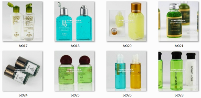 The hotel guest room liquid soap, lotion, shampoo, disposable hotel hotel rooms The hotel guest room liquid soap, lotion, shampoo, disposable hotel hotel rooms