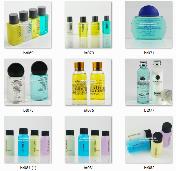 The hotel guest room liquid soap, lotion, shampoo, disposable hotel hotel rooms The hotel guest room liquid soap, lotion, shampoo, disposable hotel hotel rooms