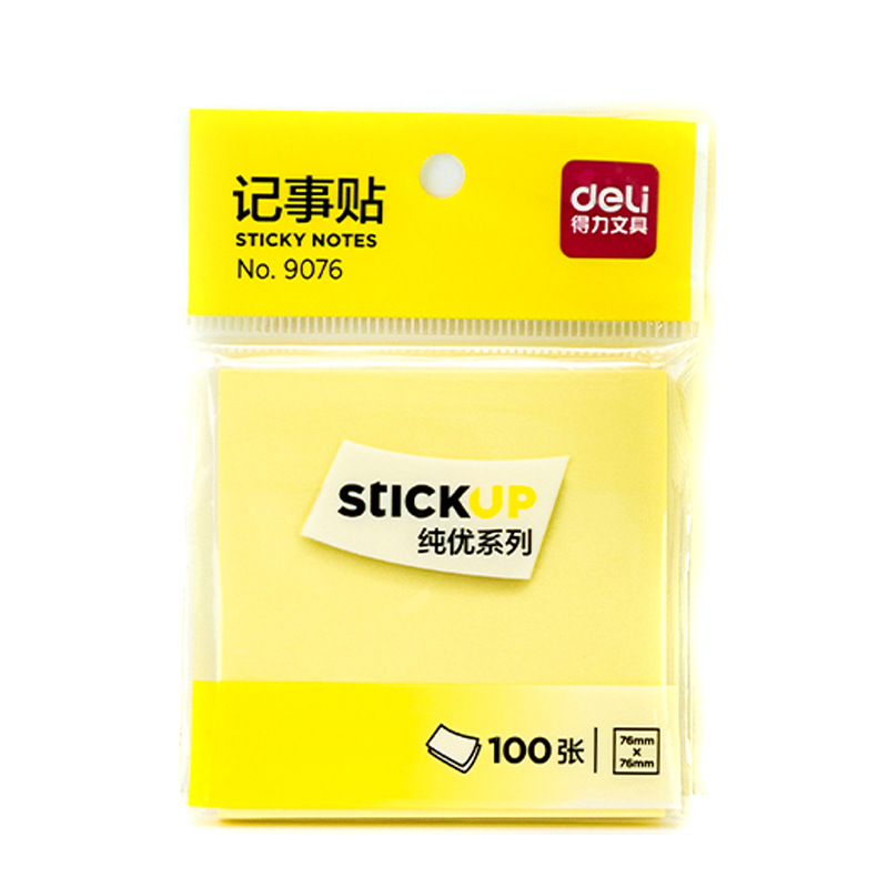 Deli 9076 Post-It Notes Sticky Note 76*76 Sticky Note Paper Index Mark Note Paper Memo Note Note Note Note