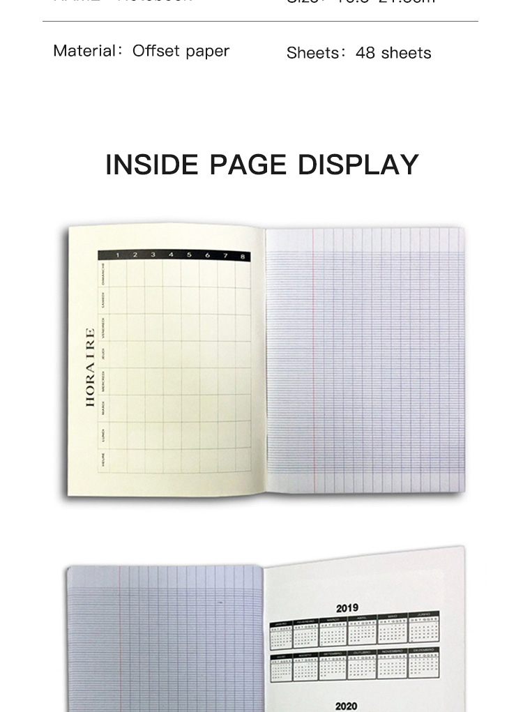 Foreign Trade Export Guinea Iron Nail Book Simple Practice Note Student Creativity Notebook for Correction Memo Notebook Foreign Trade Export Guinea Iron Nail Book Simple Practice Note Student Creativity Notebook for Correction Memo Notebook